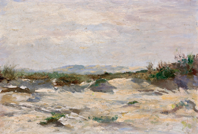 Dunes prs de Dieppe par Julien Dupr