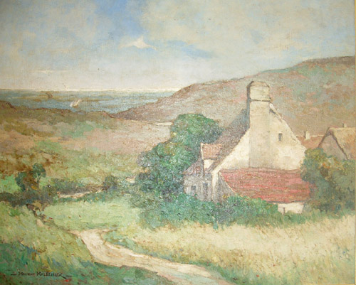 Petit hameau dans un vallon par Maurice Gabriel Malzieux