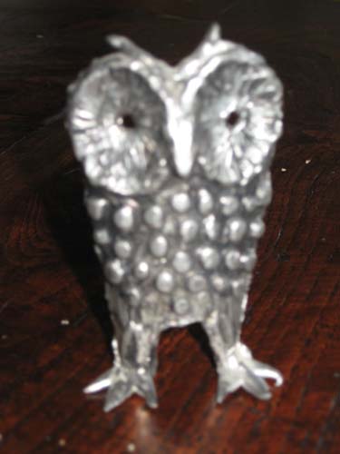 Hibou de face par Christian Malzieux