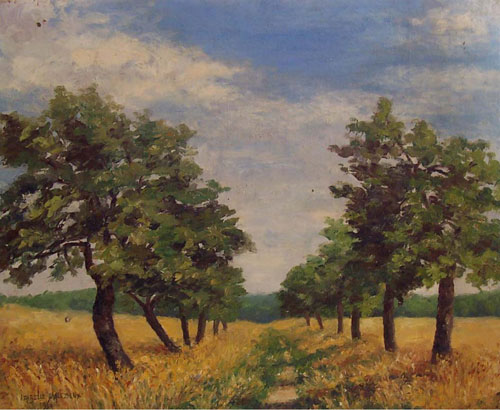 Alle de pommiers par Isabelle Marie Yvonne Malzieux