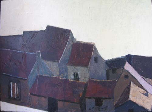Composition de toits par Christian Malzieux
