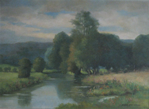 Au bord de la Risle par Isabelle Marie Yvonne Malzieux