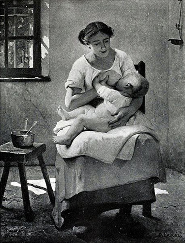 Une jeune mre par Dsir Franois Lauge