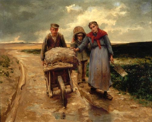 Rcolte d'Automne par Georges Paul Franois Laurent Lauge