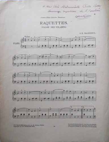 Raquettes par Georges Ernest Malzieux