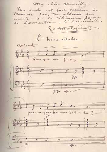 LHirondelle par Joachim Georges Leon Malzieux