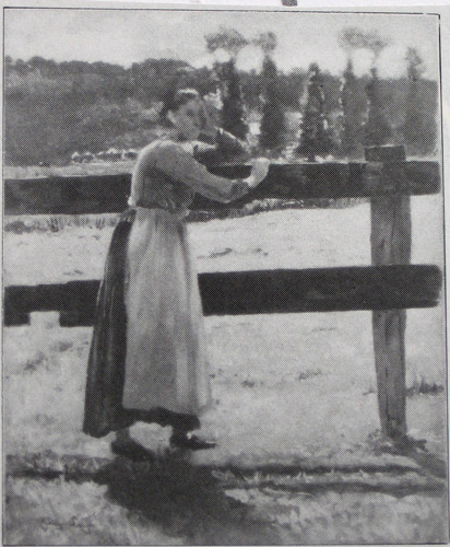Le repos de la paysanne par Georges Paul Franois Laurent Lauge