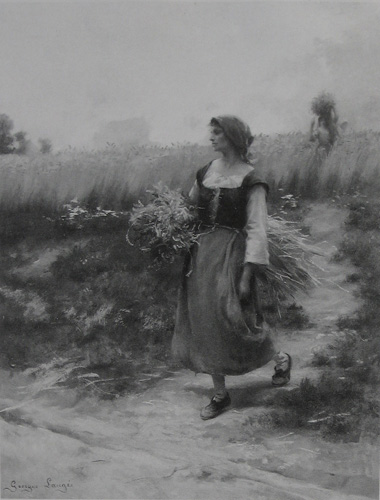 Une journe bien finie par Georges Paul Franois Laurent Lauge