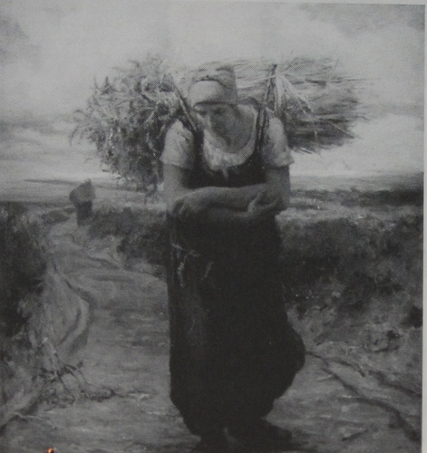 Glaneuse rentrant des champs par Georges Paul Franois Laurent Lauge
