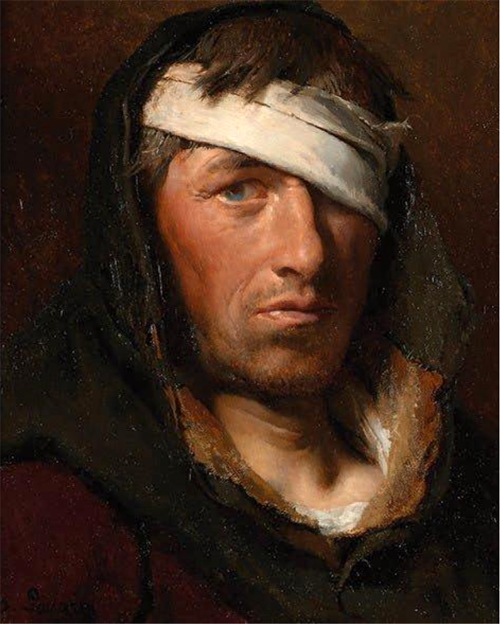 Lhomme au bandeau par Dsir Franois Lauge
