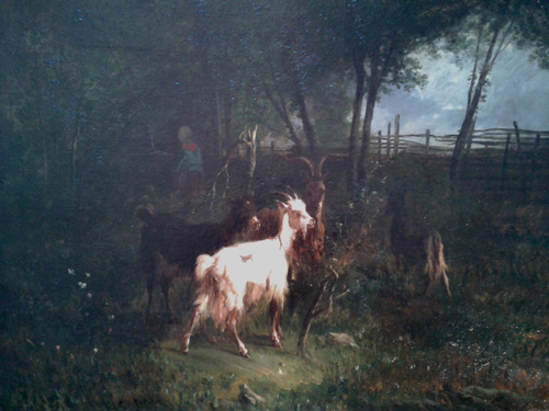 Chvres aux champs par Philibert Lon Couturier