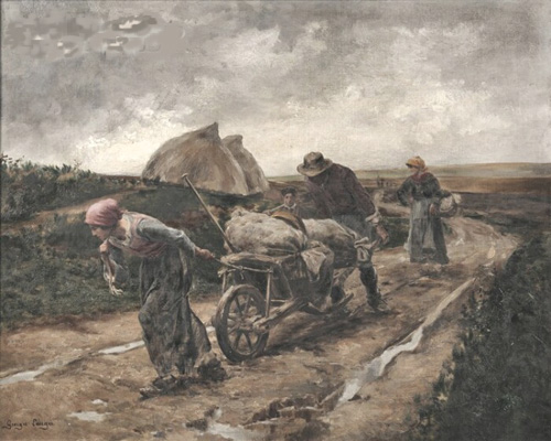 Dur travail par Georges Paul Franois Laurent Lauge