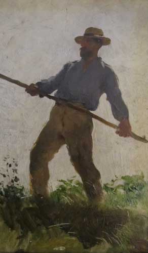 Le porteur de gerbes par Julien Dupr