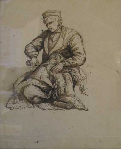 La tonte du mouton par Jean Baptiste Malzieux