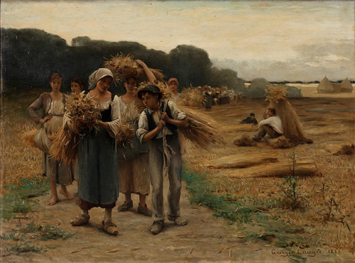 Glaneurs par Georges Paul Franois Laurent Lauge