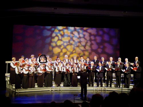 La chorale en action par Michle Bruntz
