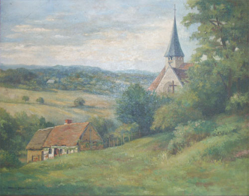 L'glise de Champignolles par Isabelle Marie Yvonne Malzieux