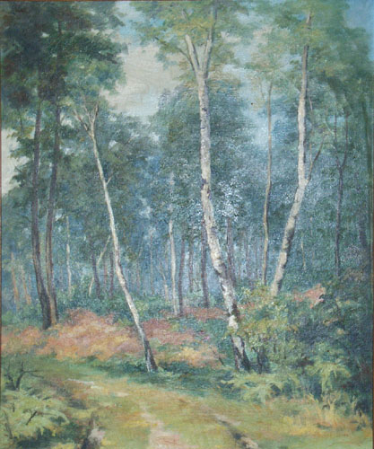 Sous-Bois au Mesnil par Isabelle Marie Yvonne Malzieux