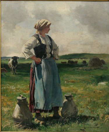 La Laitire Picarde par Julien Dupr