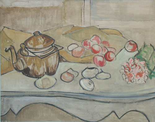 Nature morte  la thire par Jean-Paul Jouan