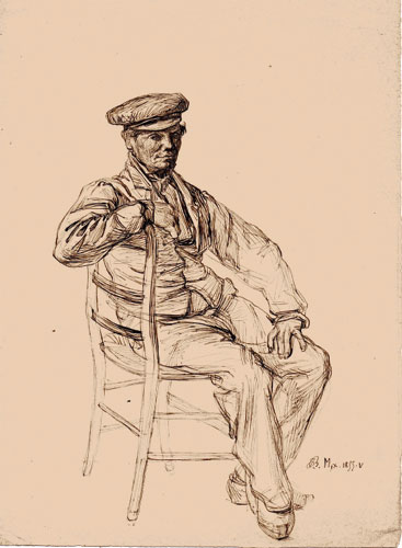 Un jeune homme par Jean Baptiste Malzieux