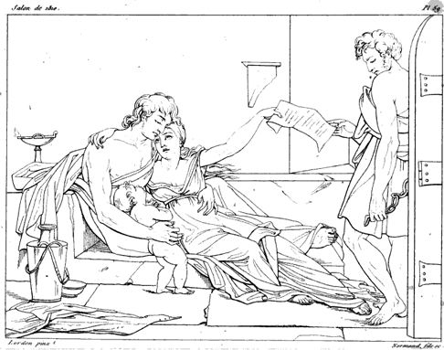 La dlivrance de Cimon par Pierre Jrme Lordon
