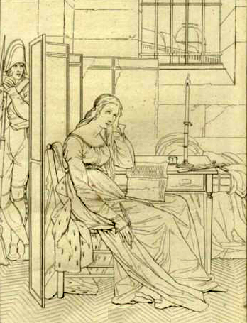 Marie-Antoinette  la Conciergerie par Pierre Jrme Lordon