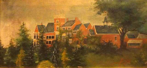 Maison dans la campagne anglaise par Marie Elonore Franoise Lauge