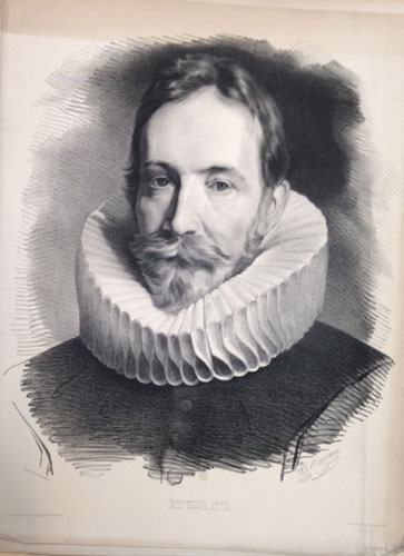 Homme  la fraise par Jean Baptiste Malzieux