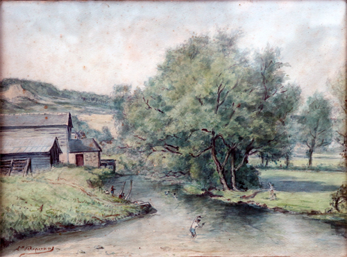 La pche par Arthur Raoul Duquenne