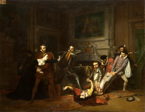 La mort de David Rizzio par Dsir Franois Lauge