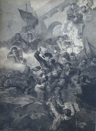 Le sige de Saint-Quentin par Dsir Franois Lauge