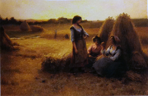 Fin d'une belle journe d'aot par Georges Paul Franois Laurent Lauge