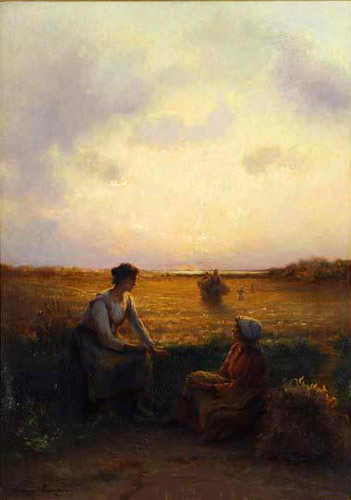 Couchant brumeux par Georges Paul Franois Laurent Lauge