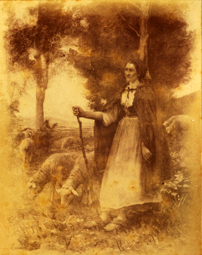 Bergre au baton par Georges Paul Franois Laurent Lauge