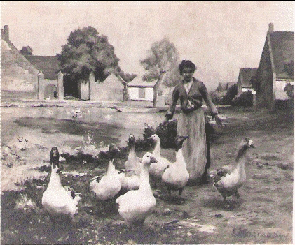 Au Village par Thrse Marthe Franoise Dupr