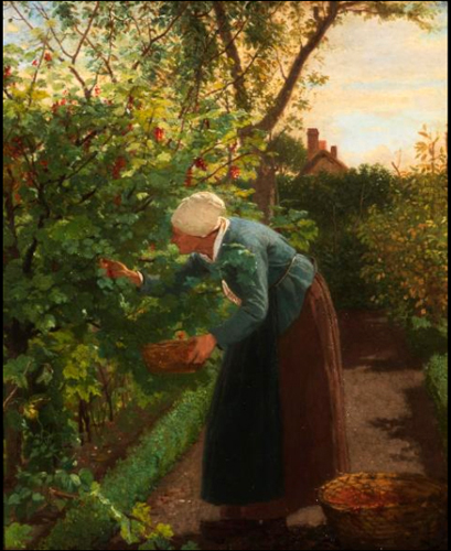 La rcolte des groseilles par Dsir Franois Lauge
