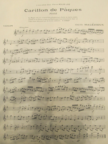 Carillon de Pques par Odette Malzieux