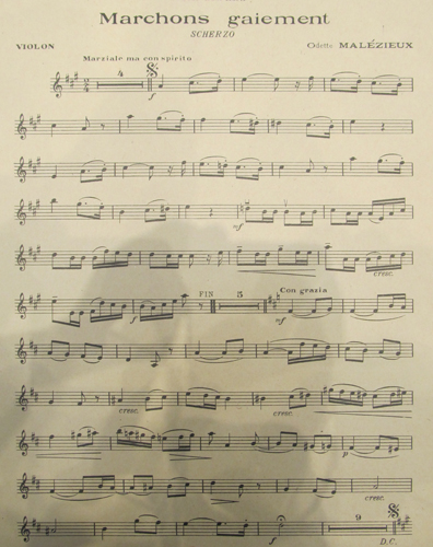 Marchons gaiement par Odette Malzieux