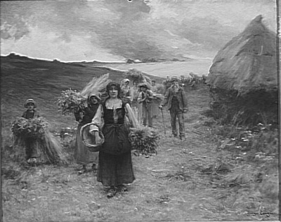 Larme des glaneuses par Georges Paul Franois Laurent Lauge