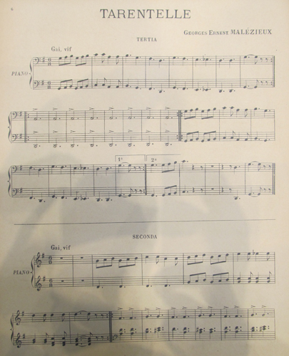 Tarentelle par Georges Ernest Malzieux