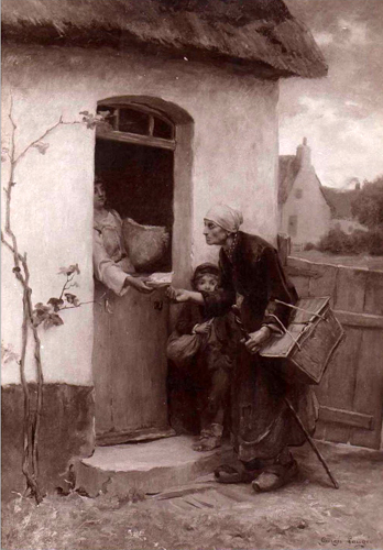 Le jour des pauvres par Georges Paul Franois Laurent Lauge