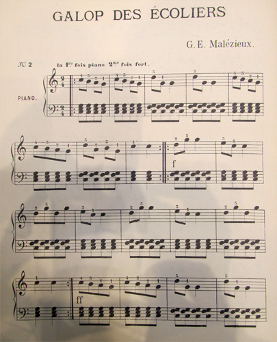 Galop des coliers par Georges Ernest Malzieux