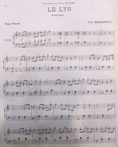 Le lys par Georges Ernest Malzieux