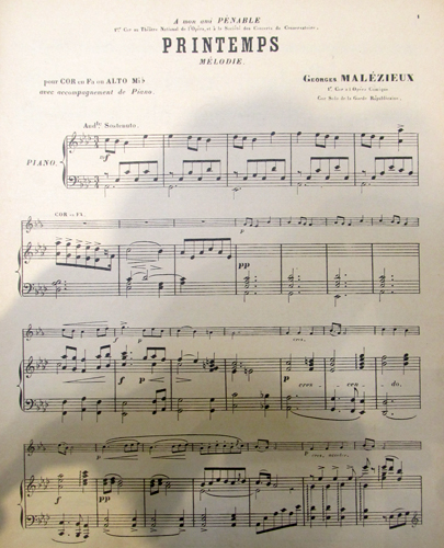 Printemps par Joachim Georges Leon Malzieux