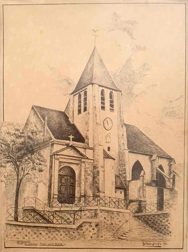 Saint-Germain de Charonne, Place Saint-Blaise par Franois Rolland Jouan