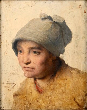 Portrait de Clestine Malzieux-Lauge par Dsir Franois Lauge