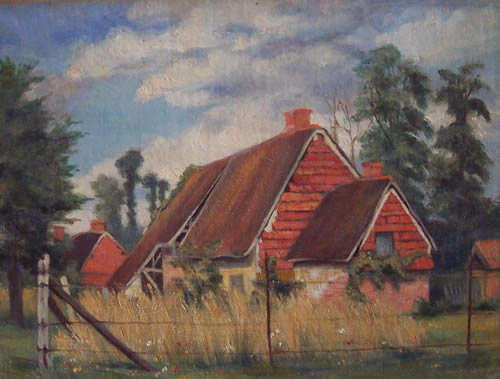 Maison dans l'enclos par Thrse Isabelle Marie Camille Malzieux