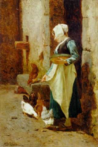 La fille de la ferme par Philibert Lon Couturier