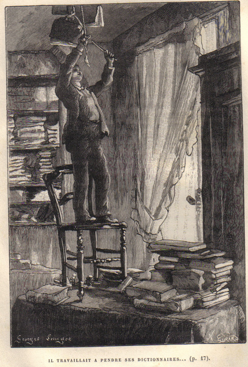 Il travaillait  pendre ses dictionnaires par Georges Paul Franois Laurent Lauge